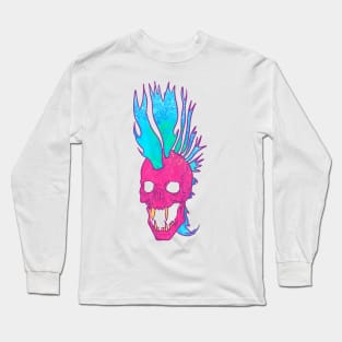 Skull Head Larry Long Sleeve T-Shirt